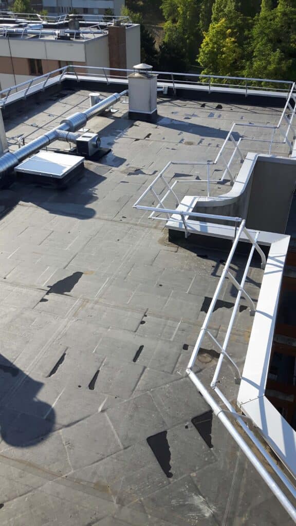 Chantier LCIE à Maisons-Alfort — Réfection d’étanchéité EPDM — vue 1