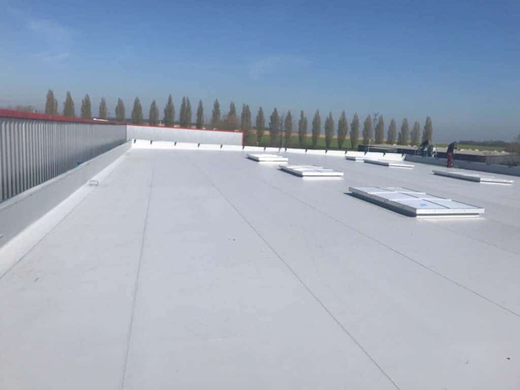Chantier LCIE à Ercuis — Étanchéité PVC — vue 1