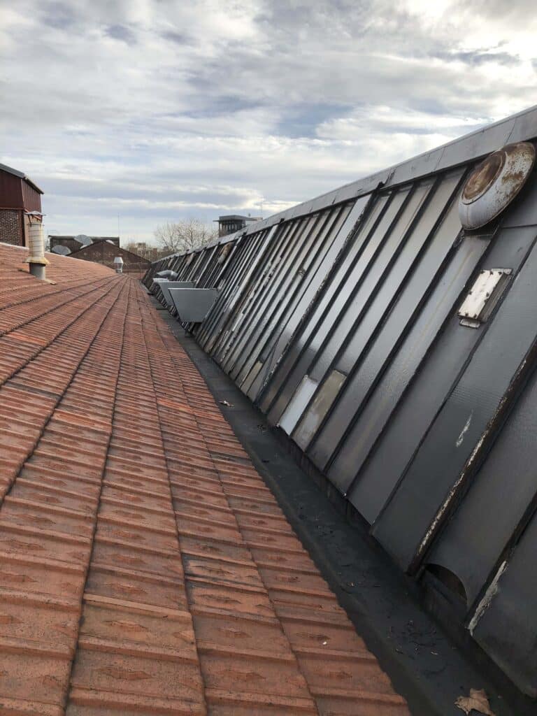 Désamiantage de joints de verrières à Gennevilliers — vue 1