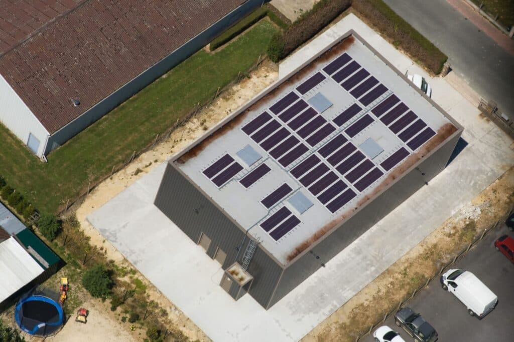 Installation photovoltaïque sur toiture à Bornel