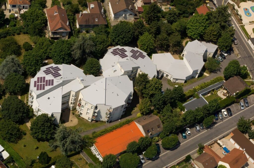 Cellules photovoltaïques souples — 5,4 kWc à Sannois — vue 1